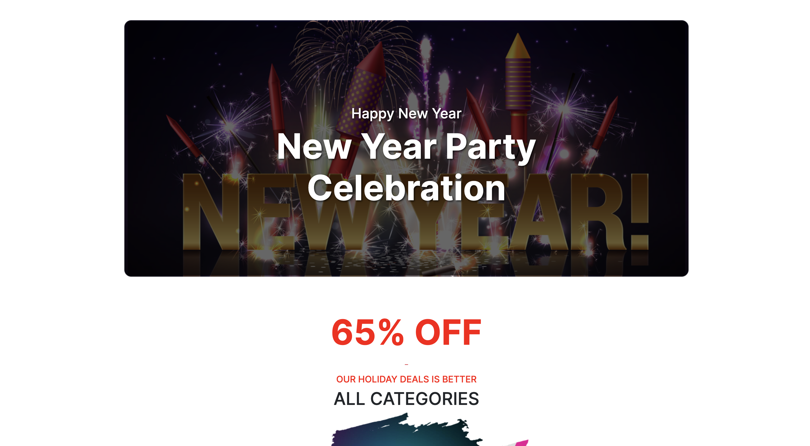 New Year Offer Portfolio